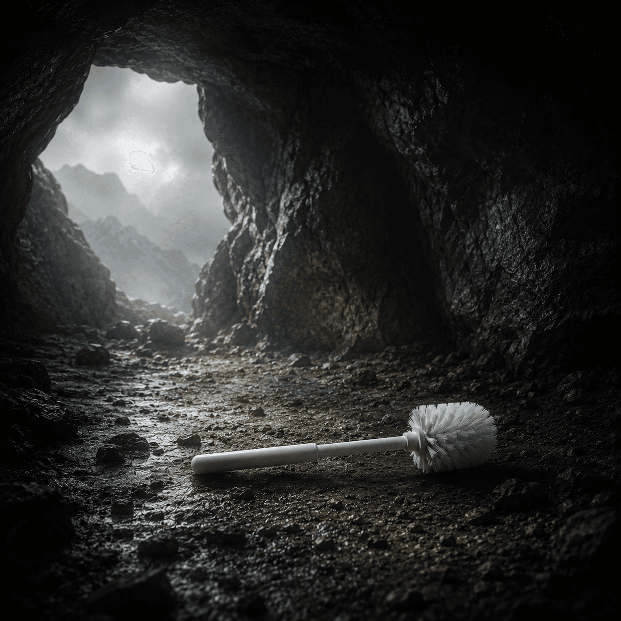 Three primordial Brushes found in a forest cave, a subterranean chamber and a submerged archaeological context: The Brush in the Cave